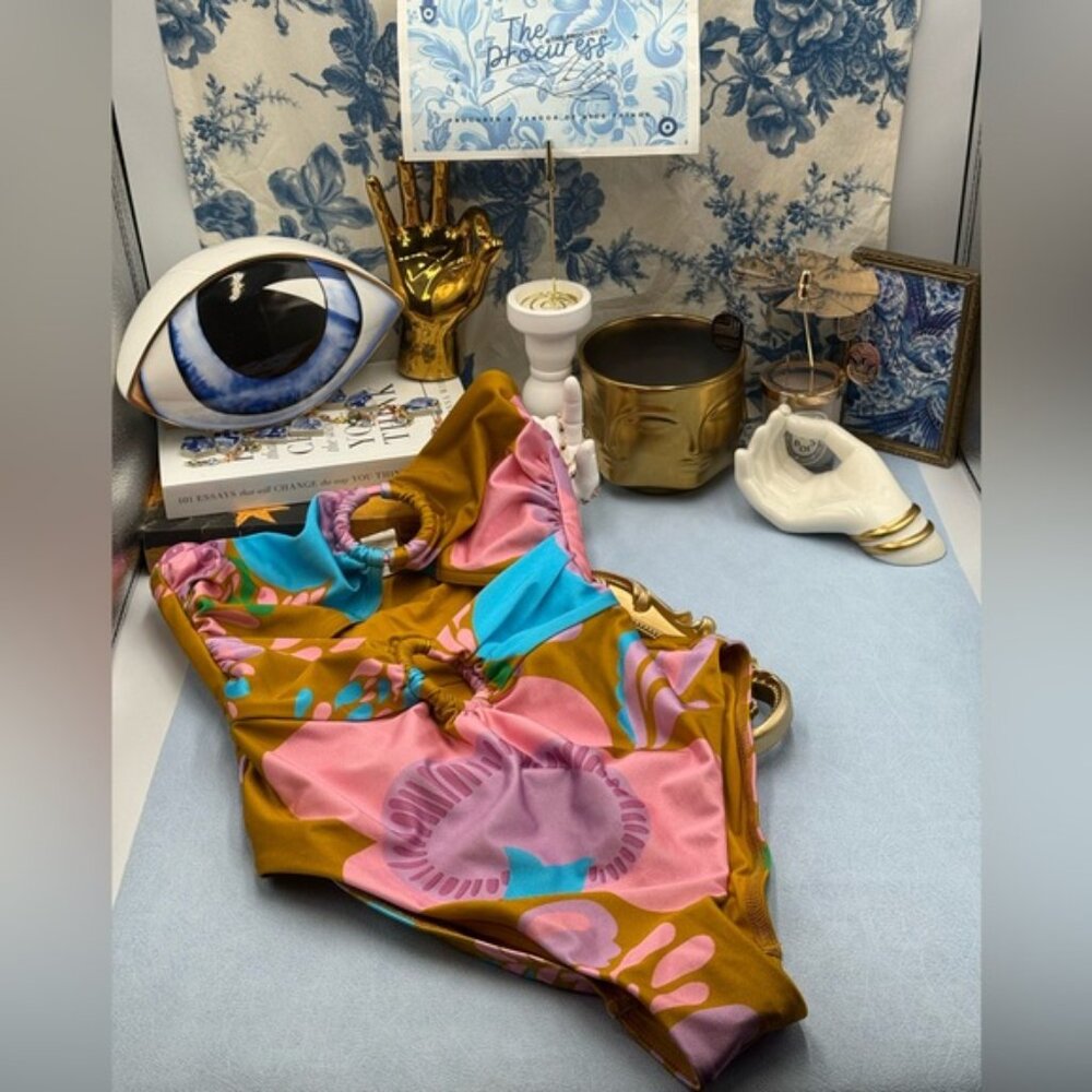 🆕 ZIMMERMANN 🧿 NWOT Teddy Double Ring 1PC Bathing Suit, Sz 2 US 6 - 8 - Picture 11 of 16